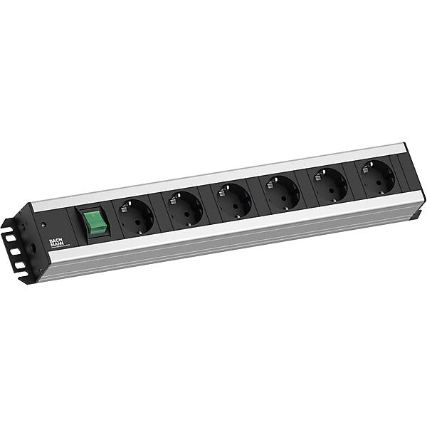 BACHMANN Handwerkerleiste 6fach mit Schalter,2m Zul. 300.003